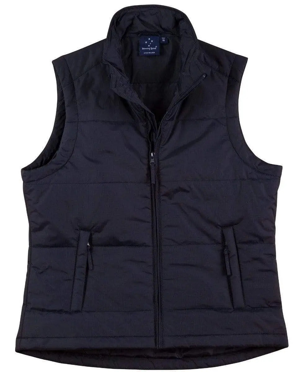 Winning Spirit Padded Vest Ladies' Jk30 Casual Wear Winning Spirit Navy 8